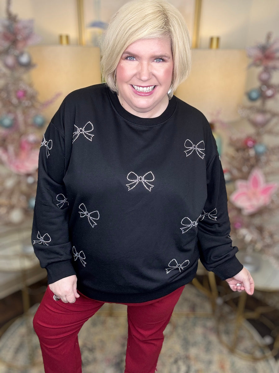 Bows and Glitz Sweatshirt