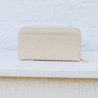 Caroline Hill | Penelope Wallet-Woven Almond