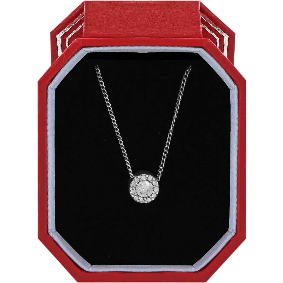 Brighton | Illumina Solitaire Necklace Gift Box-Silver