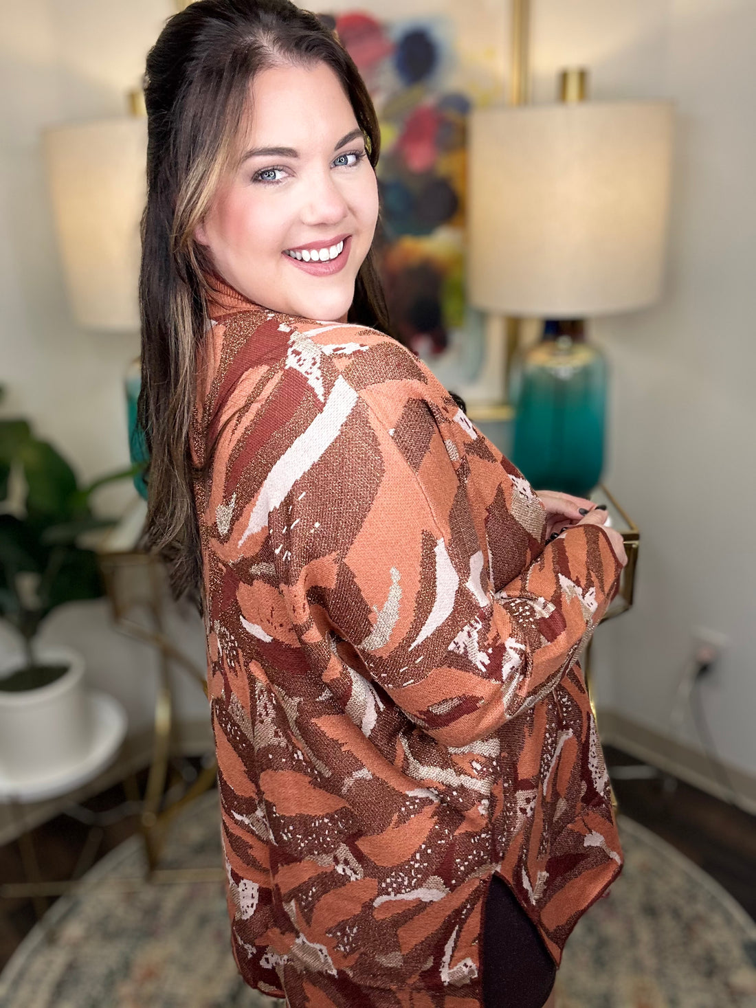 Balancing Act Curvy Sweater