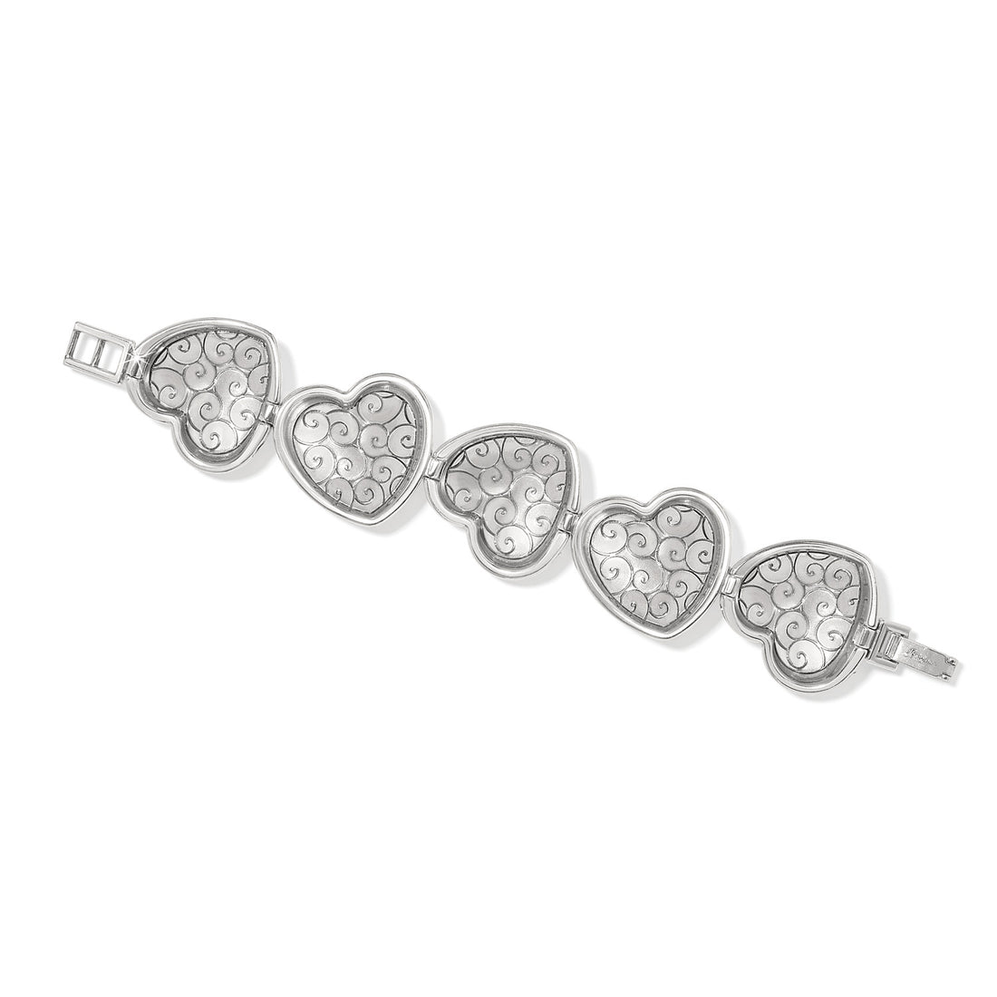 Brighton | Trianon Heart Link Bracelet-Silver