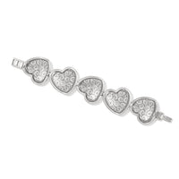 Brighton | Trianon Heart Link Bracelet-Silver