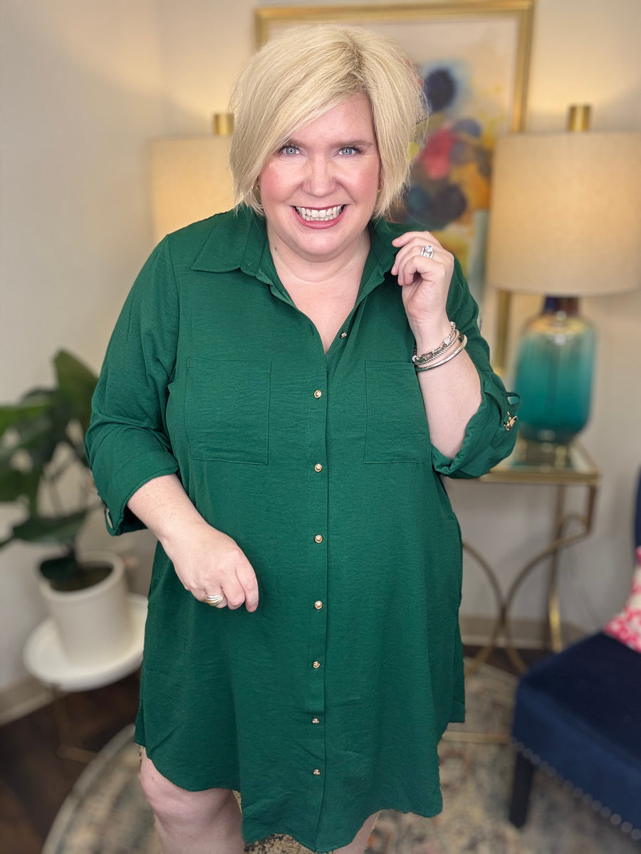 Busy As A Bee Curvy Dress-2 Colors