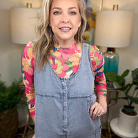 Tropical Delivery Mesh Layering Shirt-S-3X