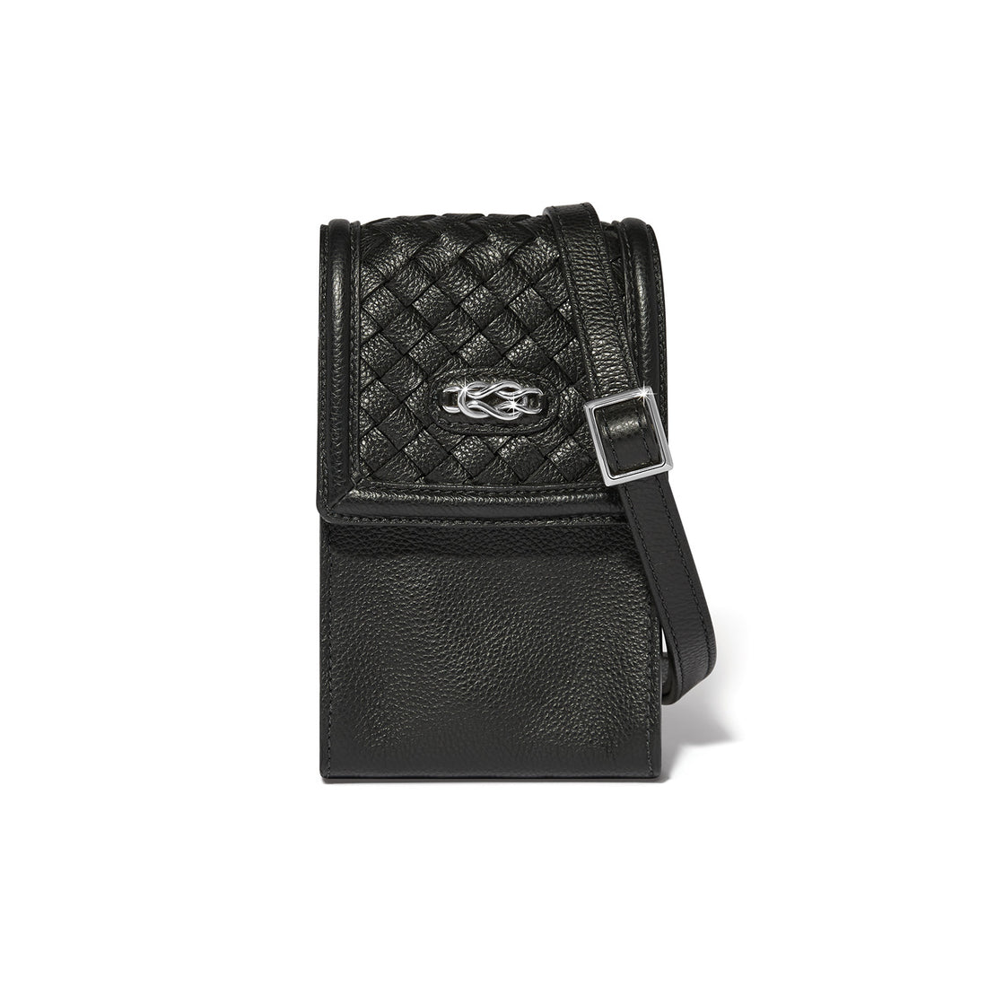 Brighton | Interlok Braid Phone Organizer-Black
