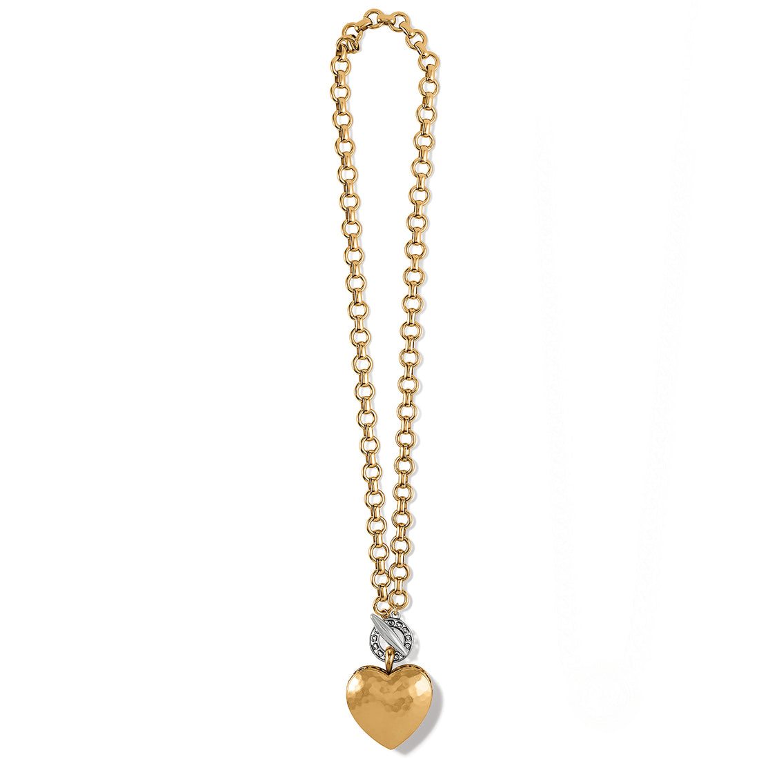 Brighton | Inner Heart Circle Toggle Necklace
