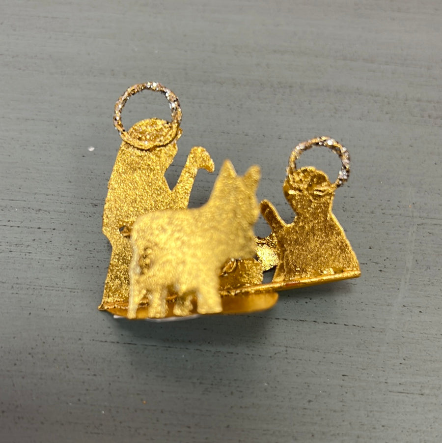 Tiny Nativity Silhouette