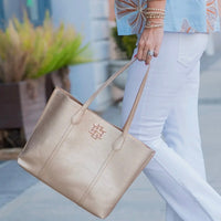 Caroline Hill | Heath Bag-Woven Gold