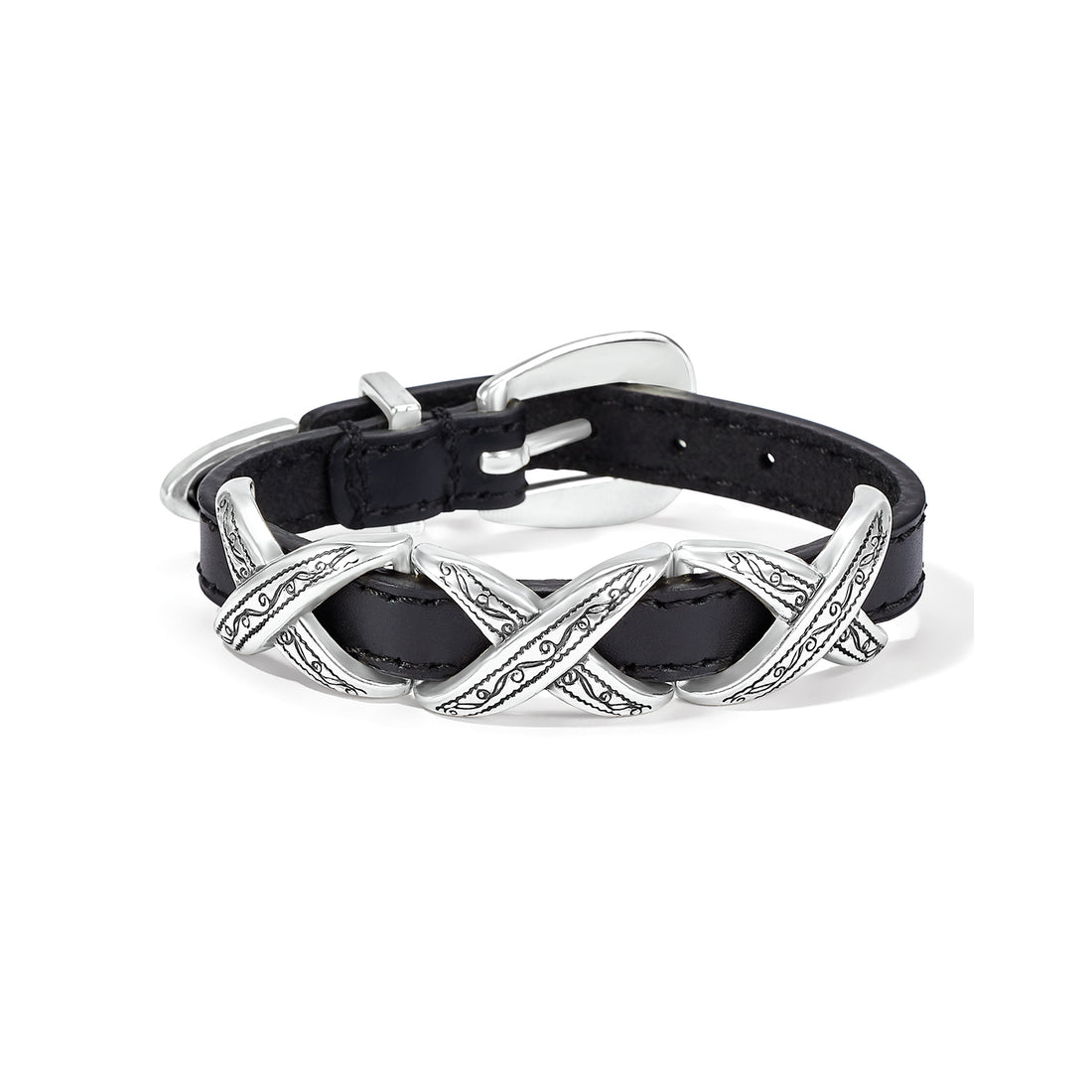 Brighton | Kriss Kross Etched Bandit Bracelet-7 Colors