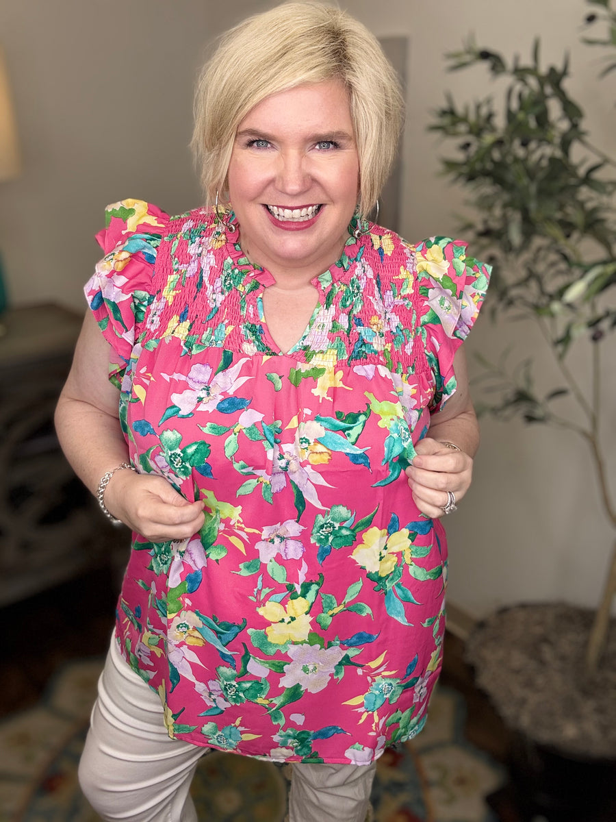 Tropical Feelings Curvy Top