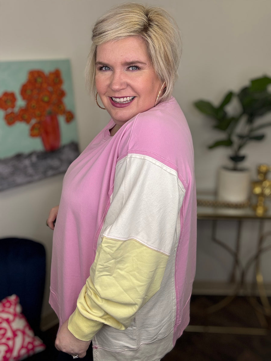 Sherbet Dreams Curvy Sweatshirt