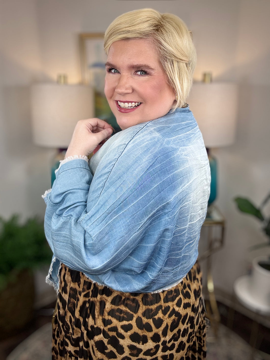 Blue Jean Baby Curvy Bolero