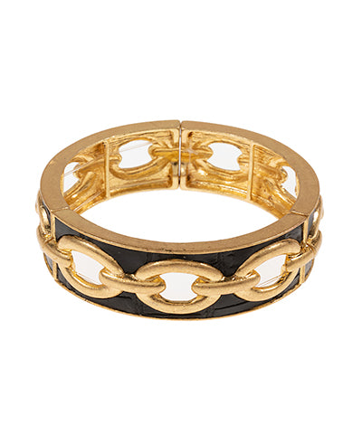 Linked To You Stretch Bracelet-2 Colors - The Shoppes at Coldwater