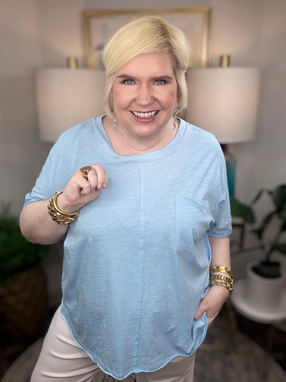 Wind In My Hair Top-S-3X: 4 Colors