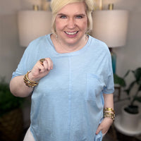 Wind In My Hair Top-S-3X: 4 Colors