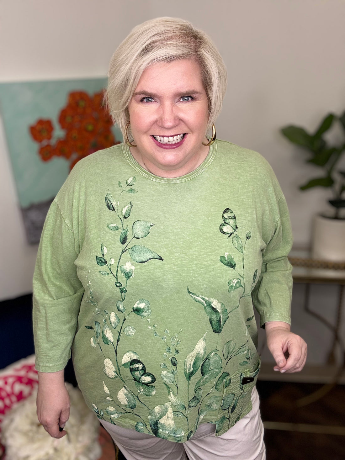 Green With Envy Top