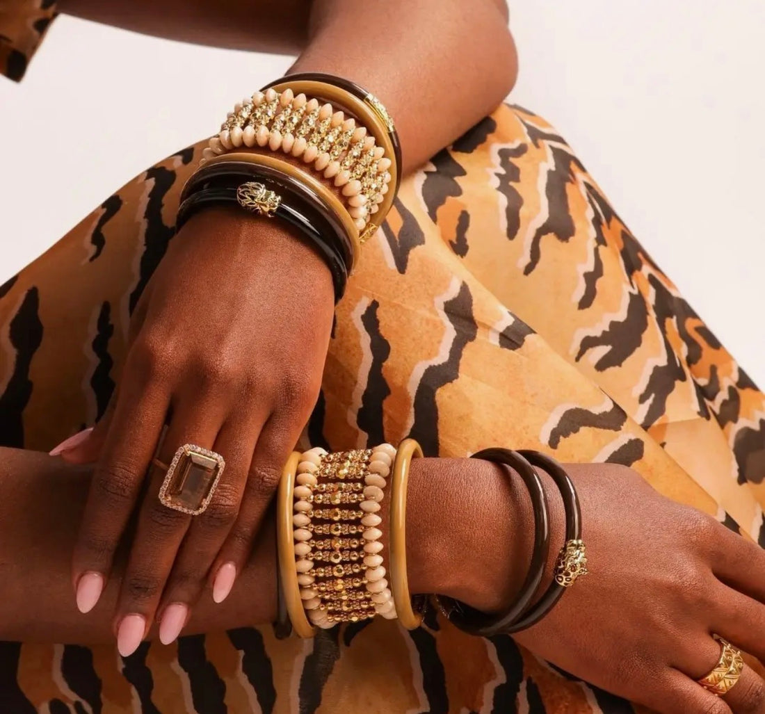 BuDhaGirl | Fauna Panther All Weather Bangle® (Awb®) - Chocolate