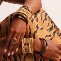BuDhaGirl | Fauna Panther All Weather Bangle® (Awb®) - Chocolate