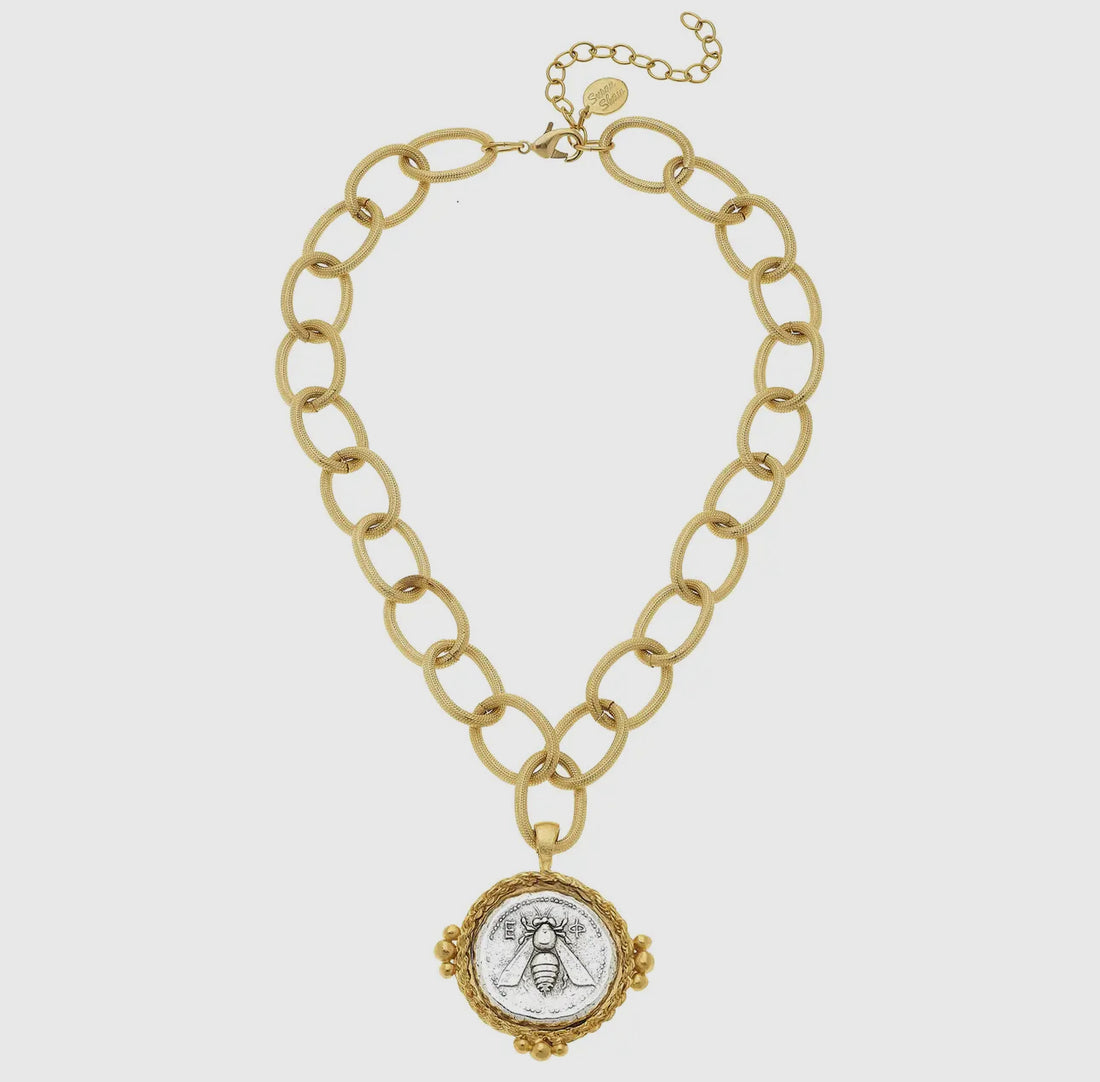 Susan Shaw | Bee Coin Necklace