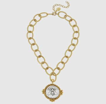 Susan Shaw | Bee Coin Necklace