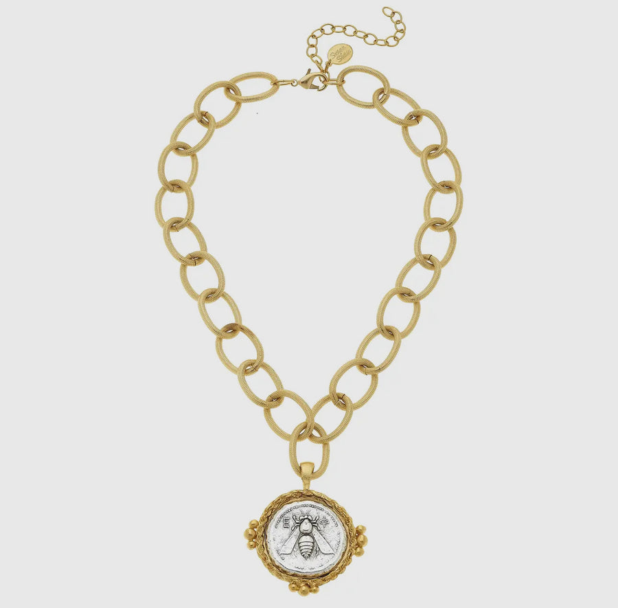 Susan Shaw | Bee Coin Necklace
