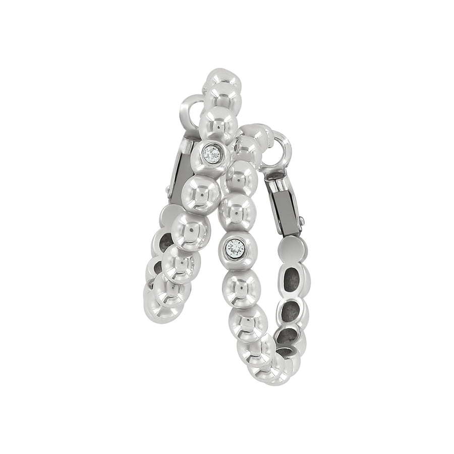 Brighton | Twinkle Granulation Medium Hoop Earrings