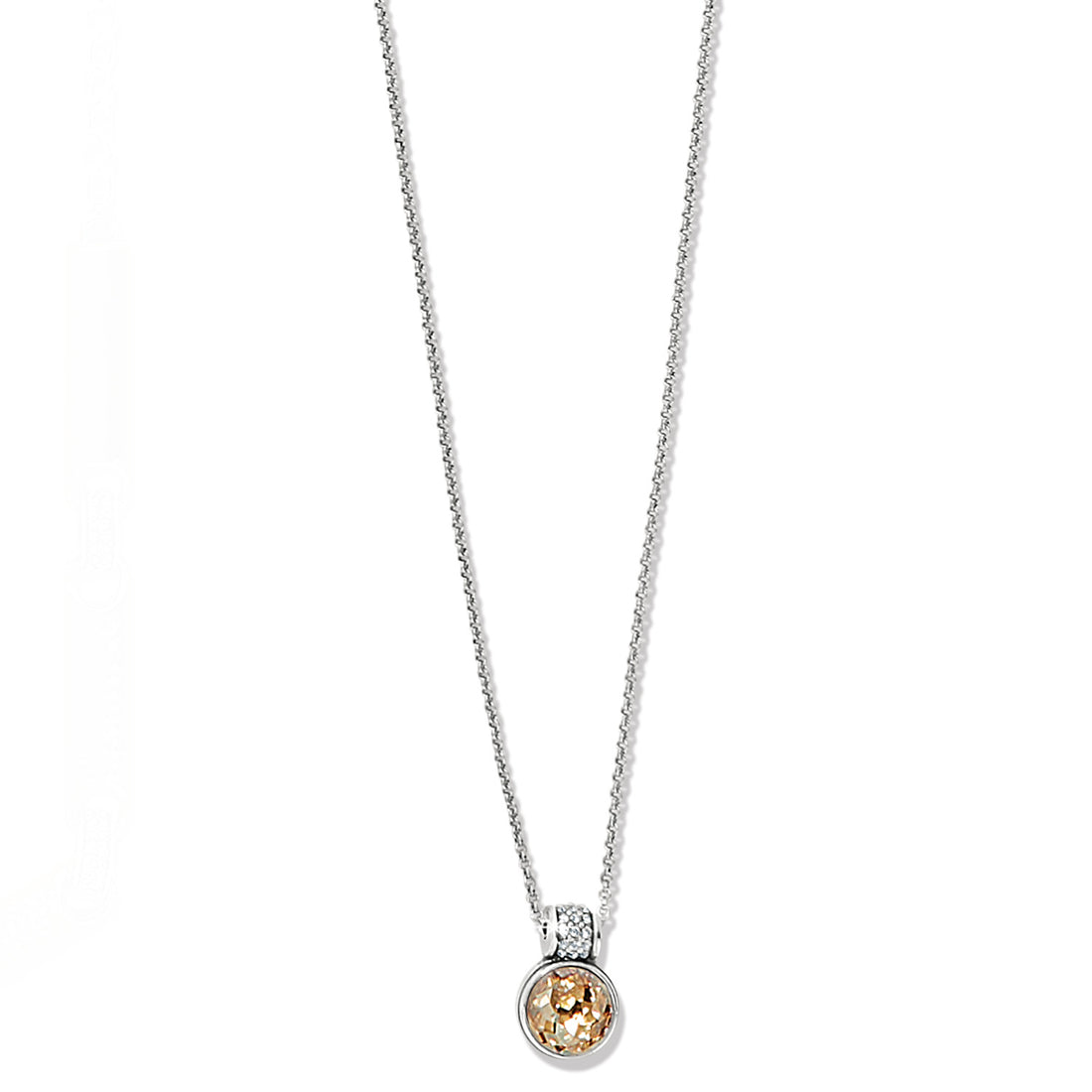 Brighton | Meridian Aurora Petite Necklace-Silver-Golden