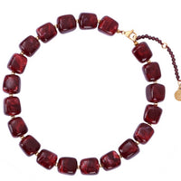 Cape Diablo | Chunky Square Bead Necklace-7 Colors