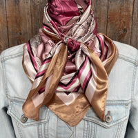 Pink Roses Wild Rag Scarf
