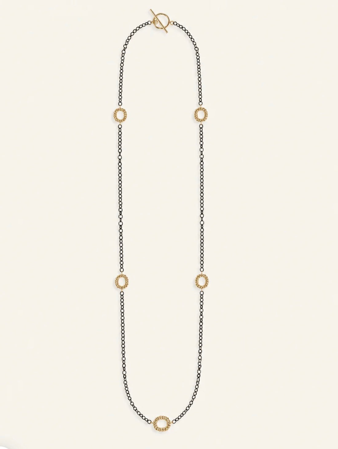 Natalie Wood | Legacy Chain Necklace-Gold/Black