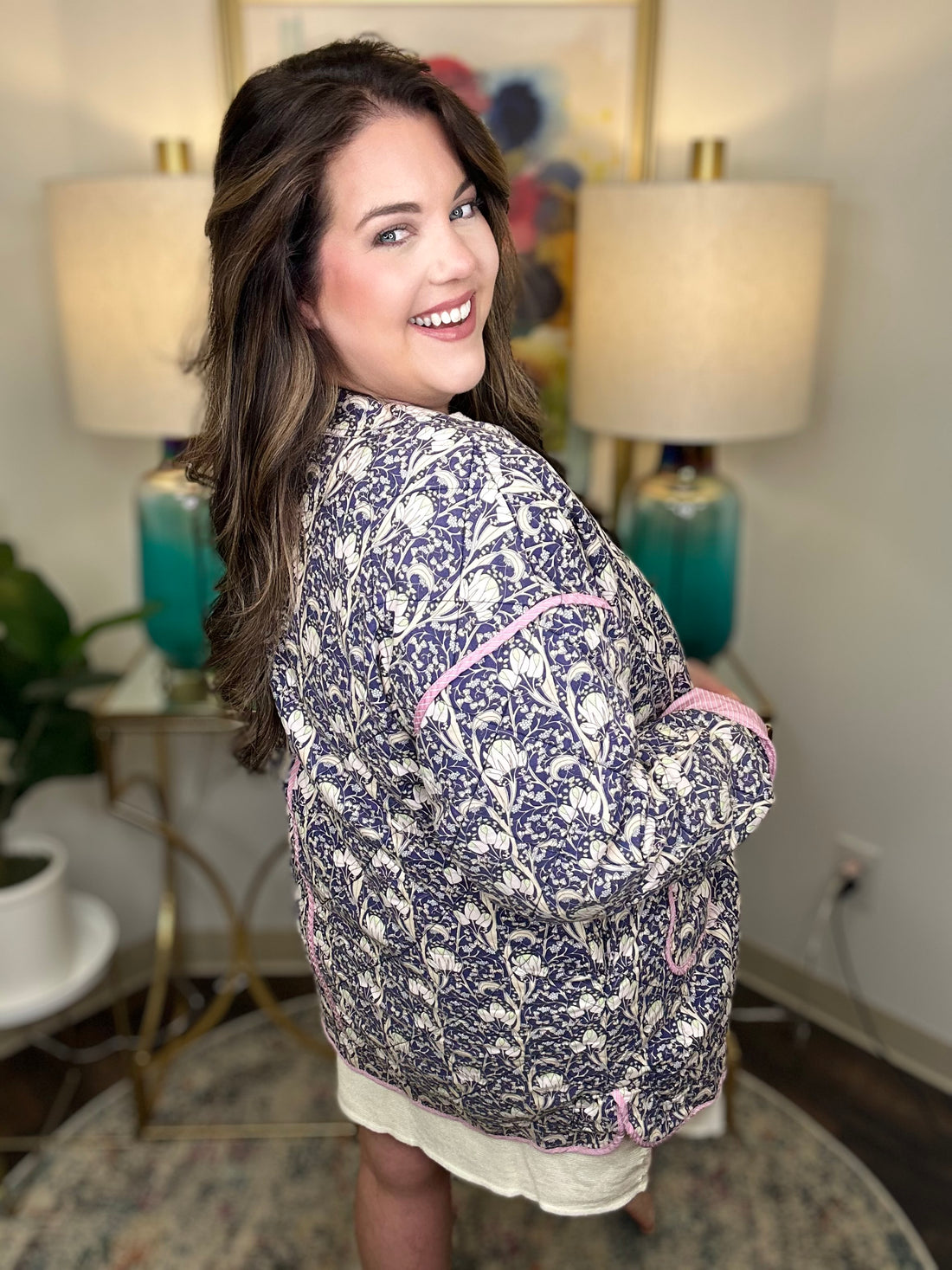 Blueberry Curvy Jacket