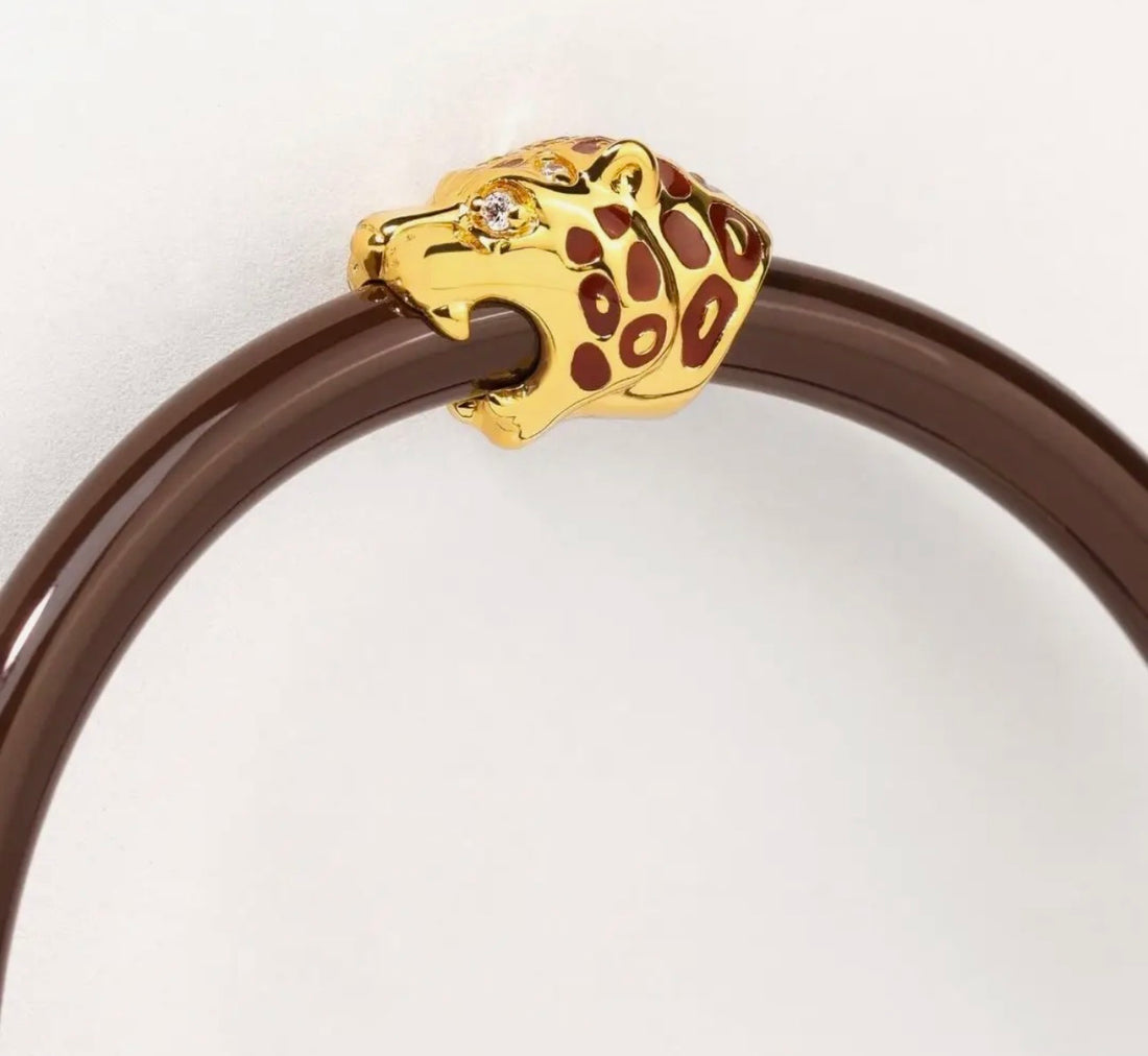 BuDhaGirl | Fauna Panther All Weather Bangle® (Awb®) - Chocolate