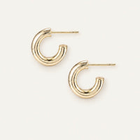 Natalie Wood | Just Dance Mini Hoop Earrings-Gold