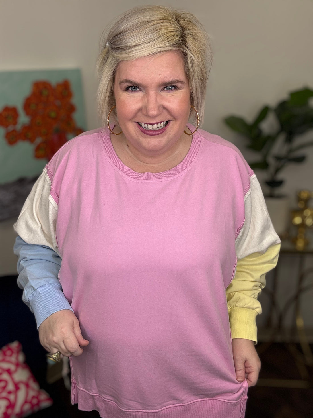 Sherbet Dreams Curvy Sweatshirt