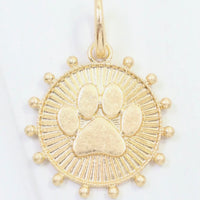 Caroline Hill | Carmen Coin Charm-Paw Print