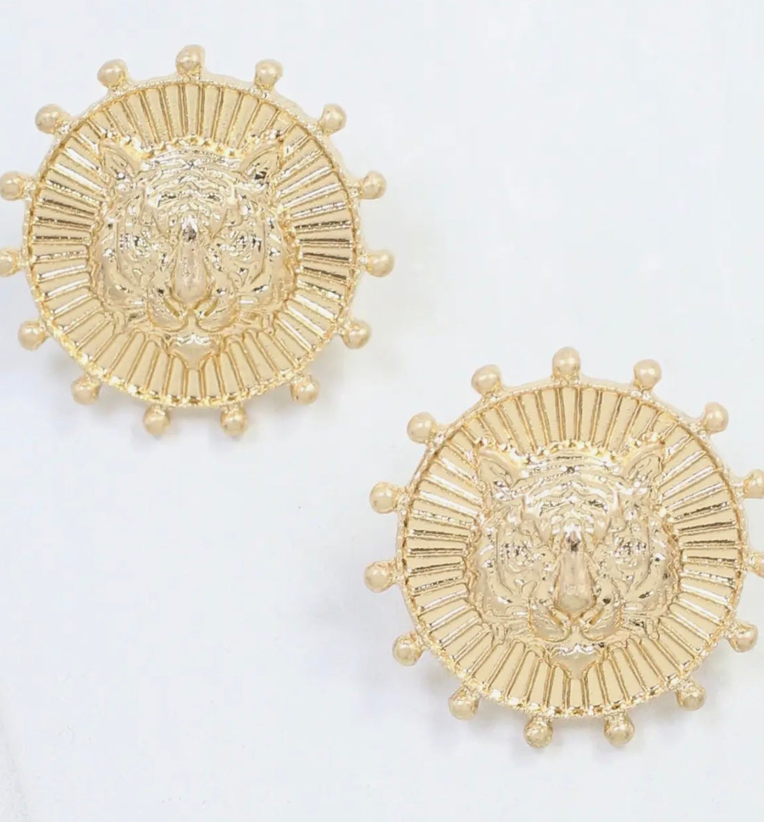 Caroline Hill | Carmen Coin Earring-Tiger
