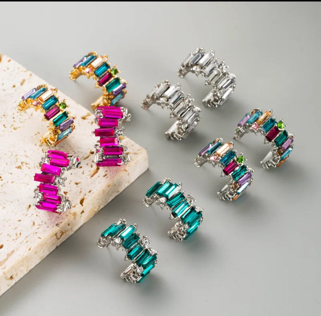 Love On The Rocks Earrings-5 Colors