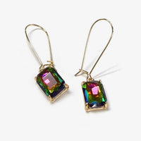 Rectangle Sparkle Earrings-6 Colors