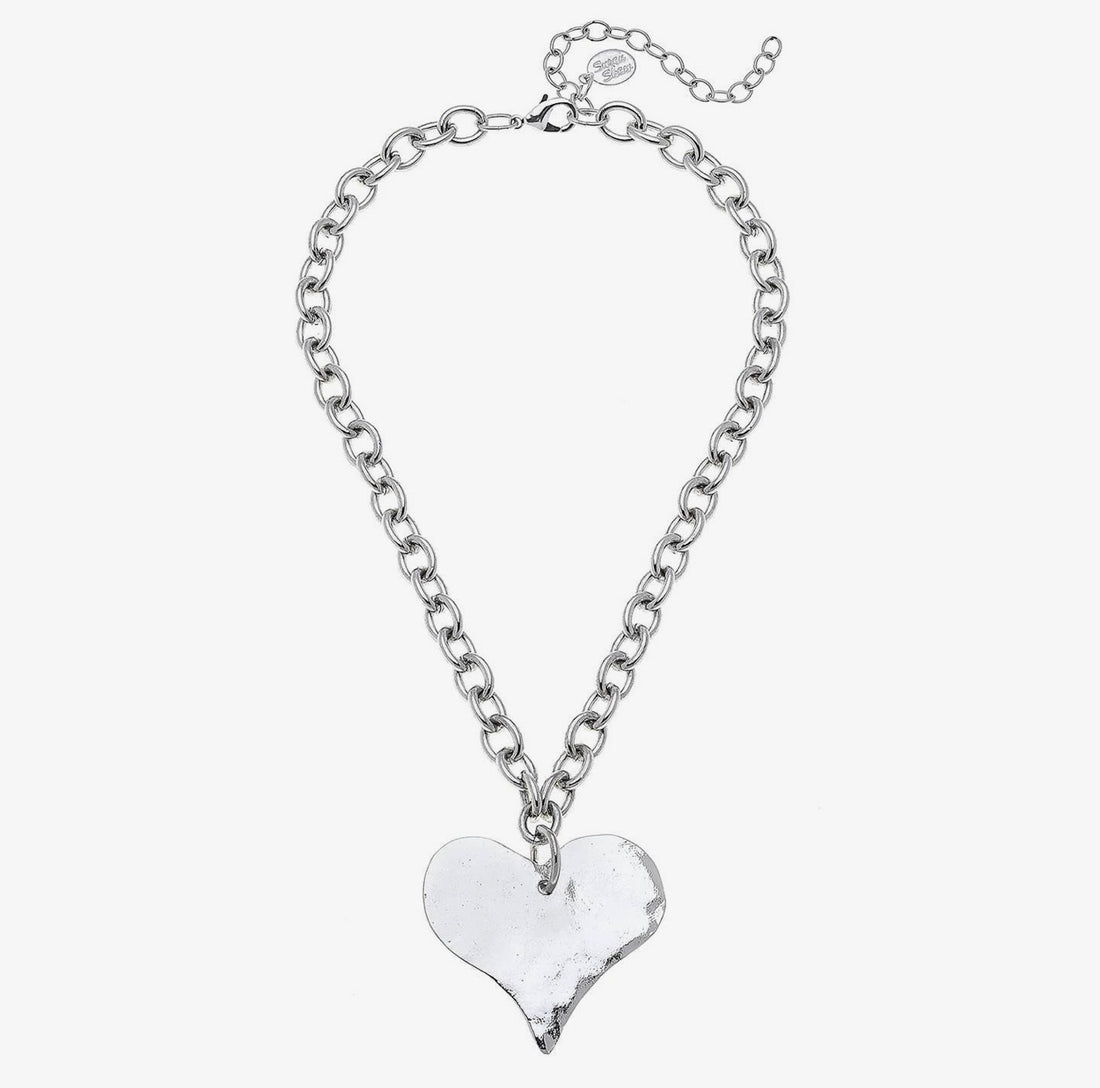 Susan Shaw | Silver Heart Necklace