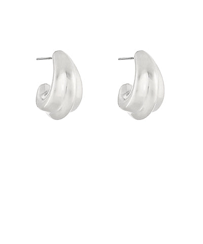 Matte Metal Hoops-2 Colors