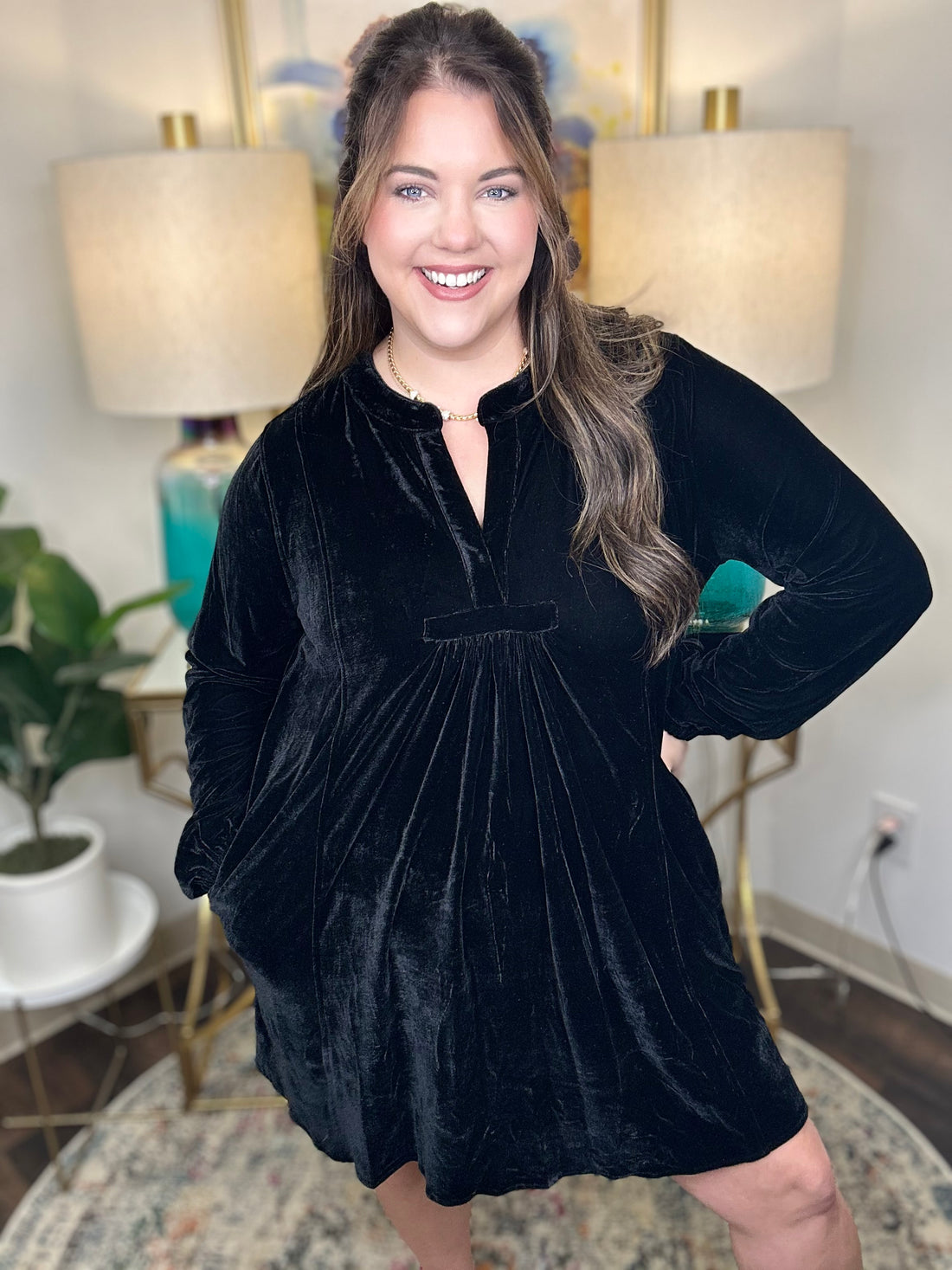 Guiding Light Curvy Dress-2 Colors