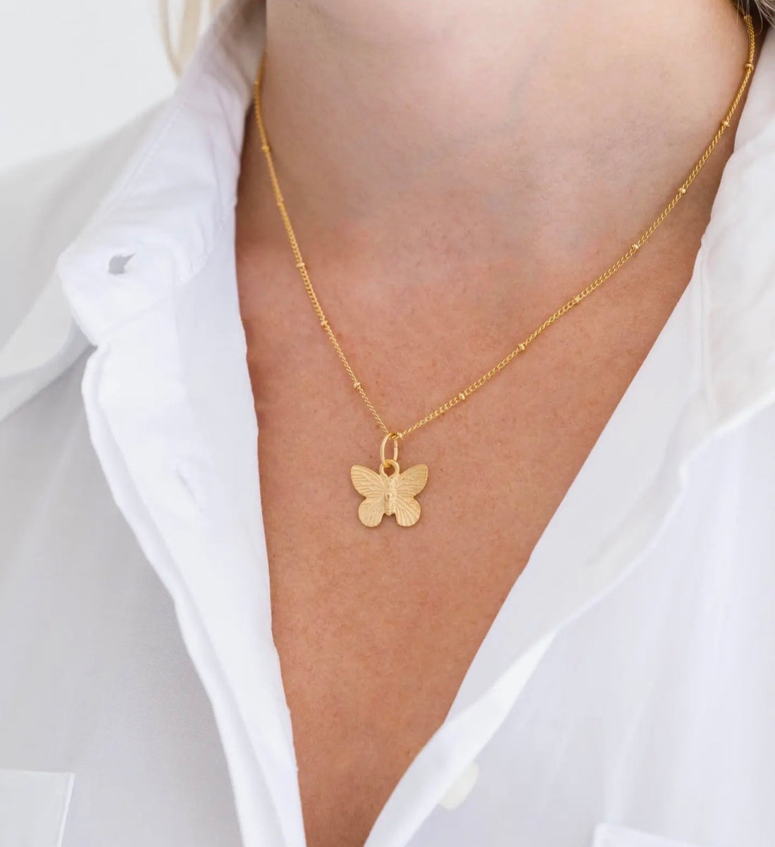 Susan Shaw | Dainty Butterfly Necklace