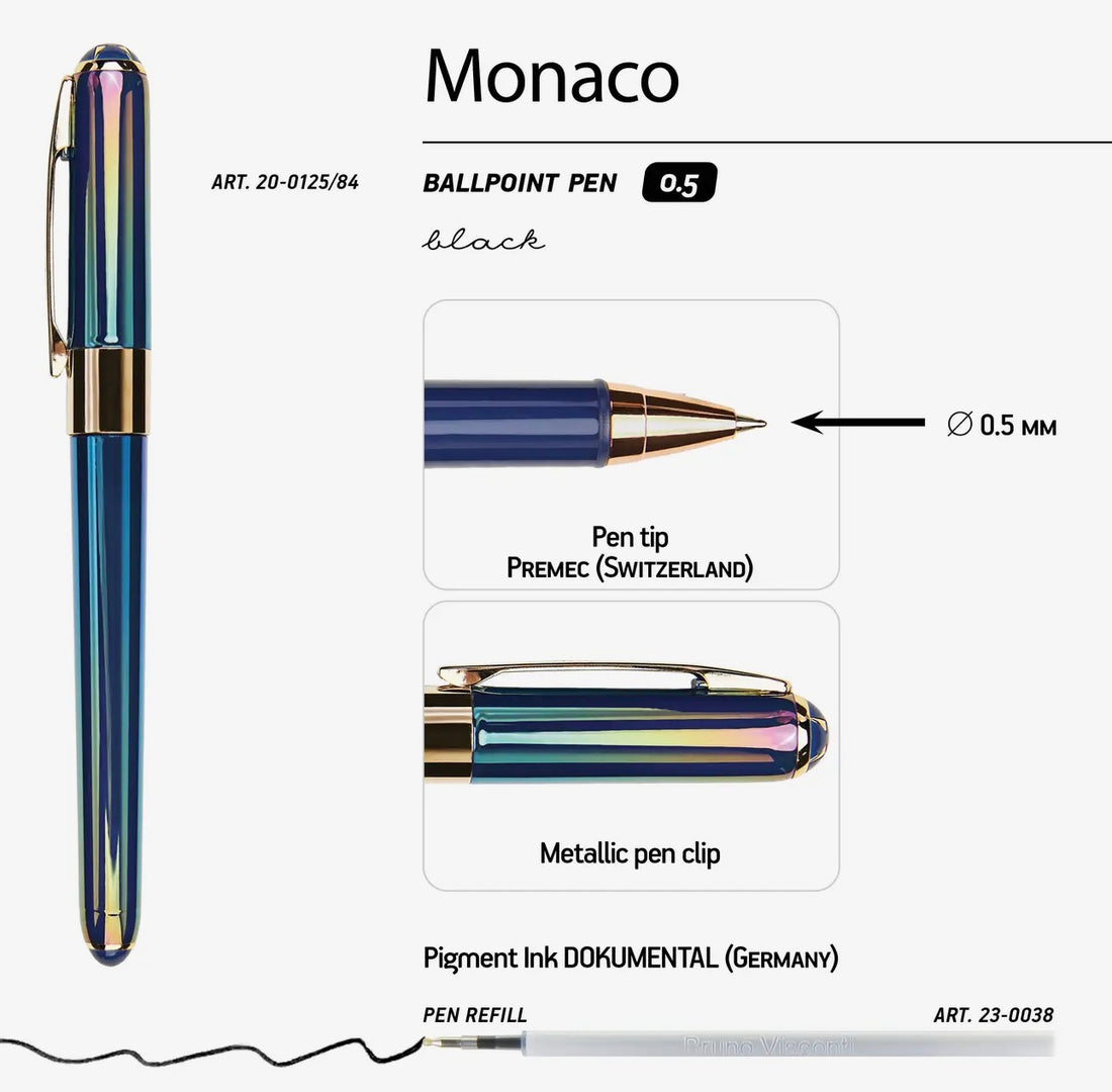 Monaco Pen-Pearlescent Blue