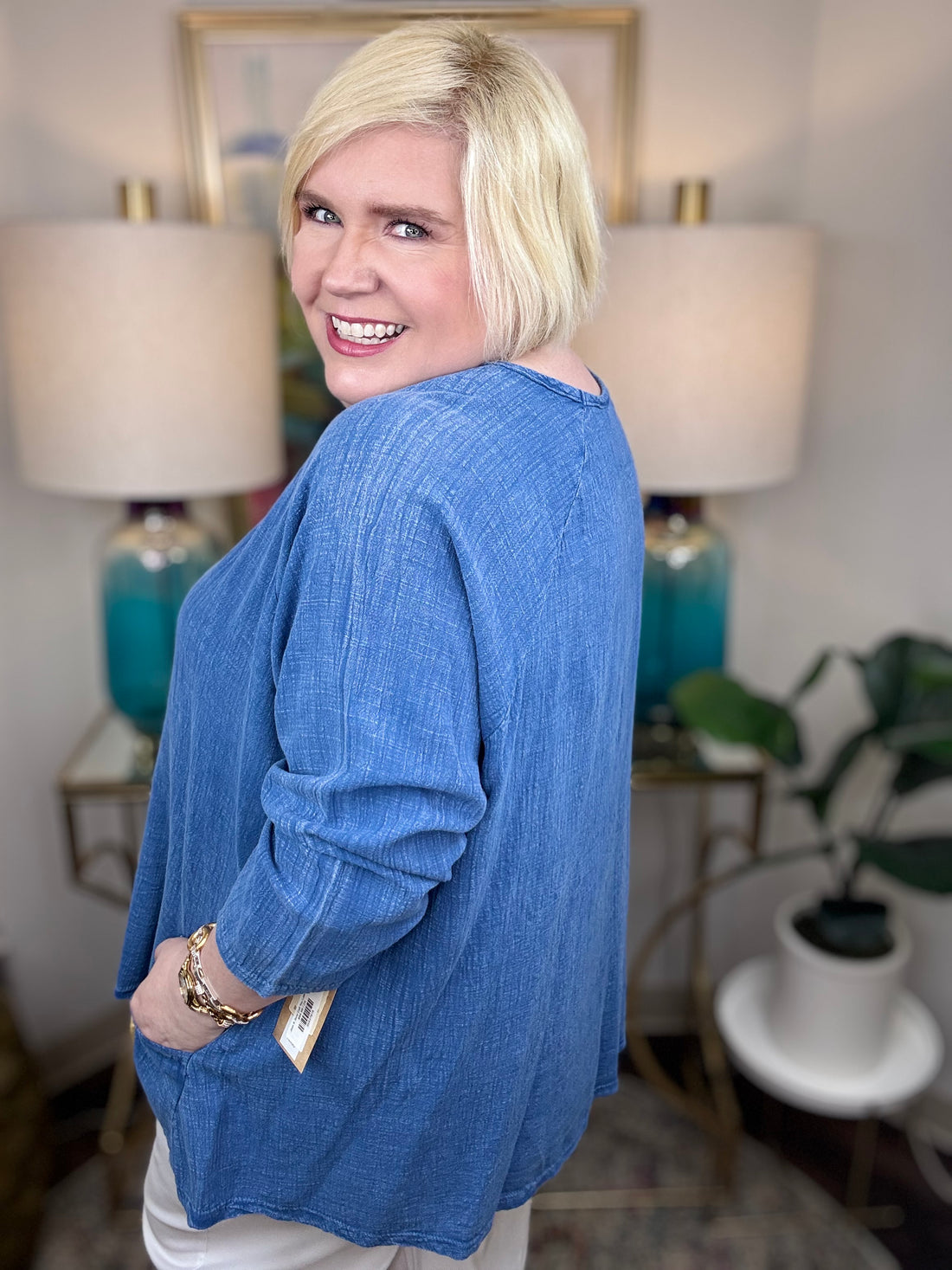 Jess & Jane Call You Later Tunic - The Shoppes at Coldwater