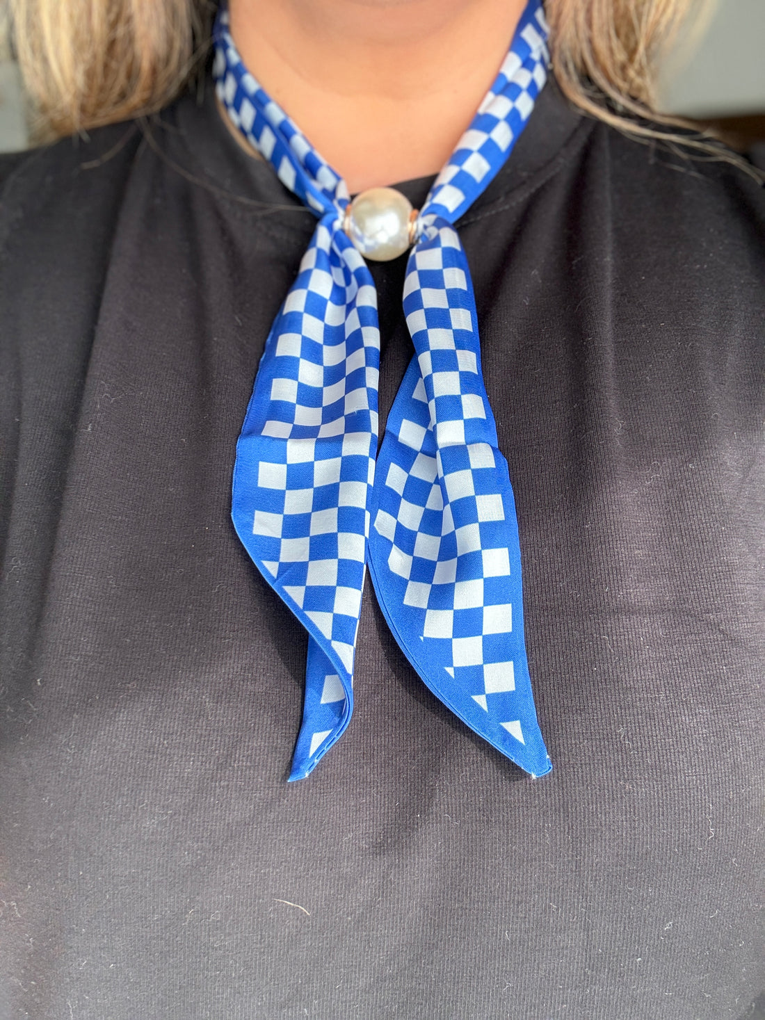 School Spirit Scarf Necklace