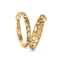 Brighton | Contempo Medium Hoop Earrings-Gold