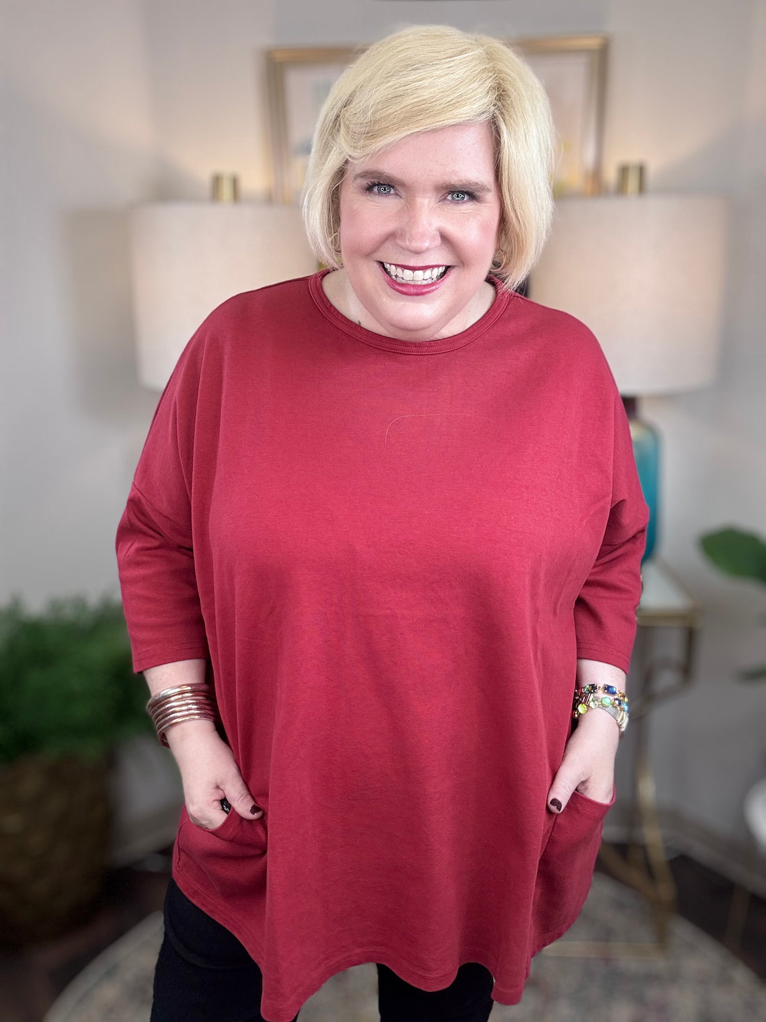 Cut Loose | Asked And Answered Curvy Tunic