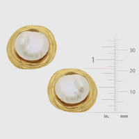 Susan Shaw Gold Pierced Earrings