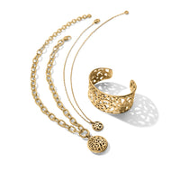 Brighton | Contempo Medallion Petite Necklace-Gold
