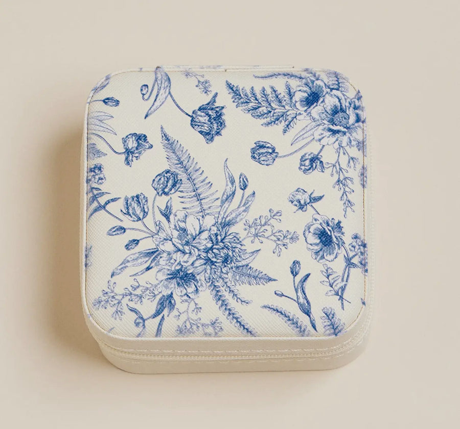 Blue Blossom Jewelry Box